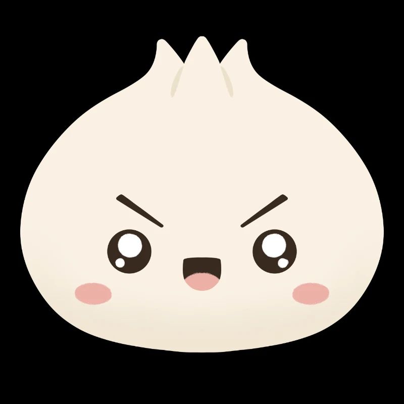 Mascotte mignonne de Grumpy Dumpling
