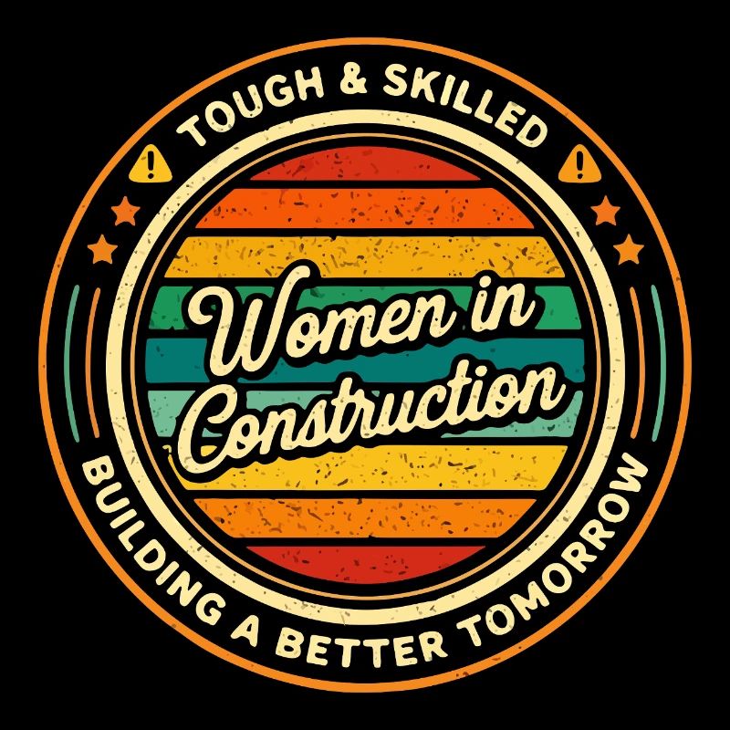 Femmes dans la construction fortes et compétentes