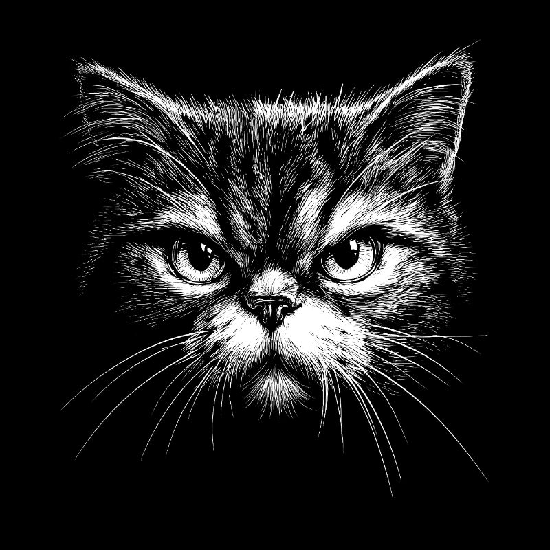 Evil Cat – Böse Katze Horror Motiv