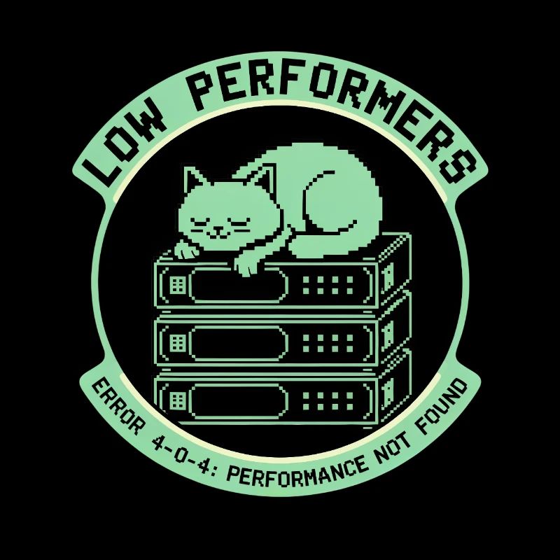 Low Performers Cat Server Pixel Art