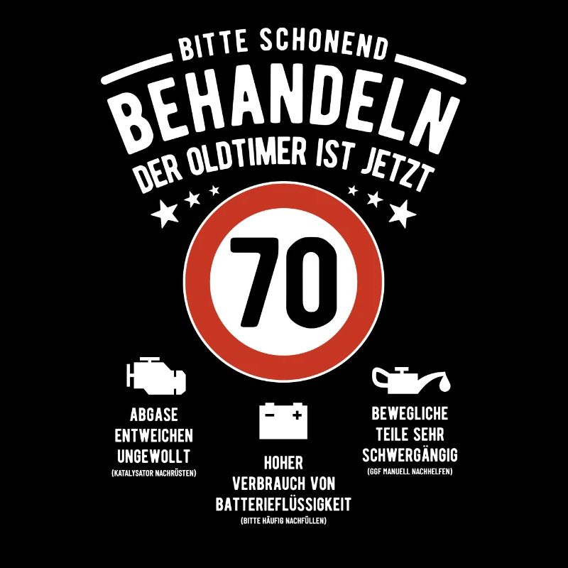 Oldtimer schonend behandeln - 70. Geburtstag