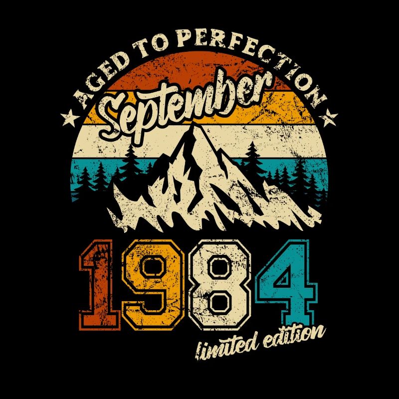 Limited Edition September 1984 Geburtstag Geschenk