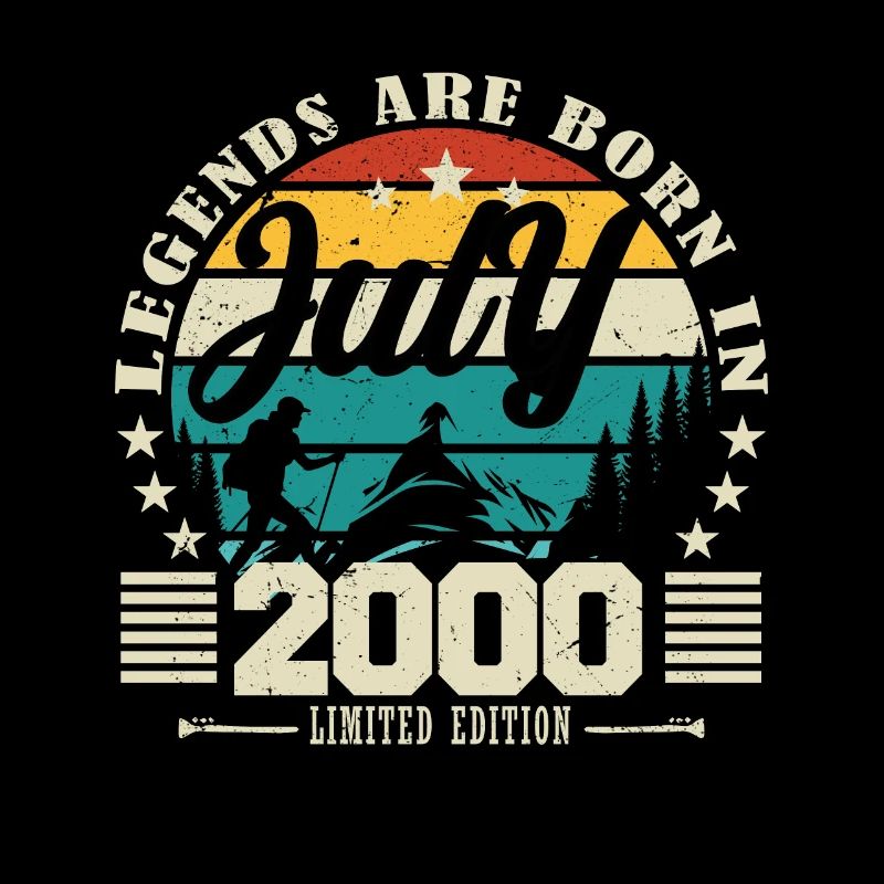 Juli 2000. Geburtstagsgeschenk Juli 2000.