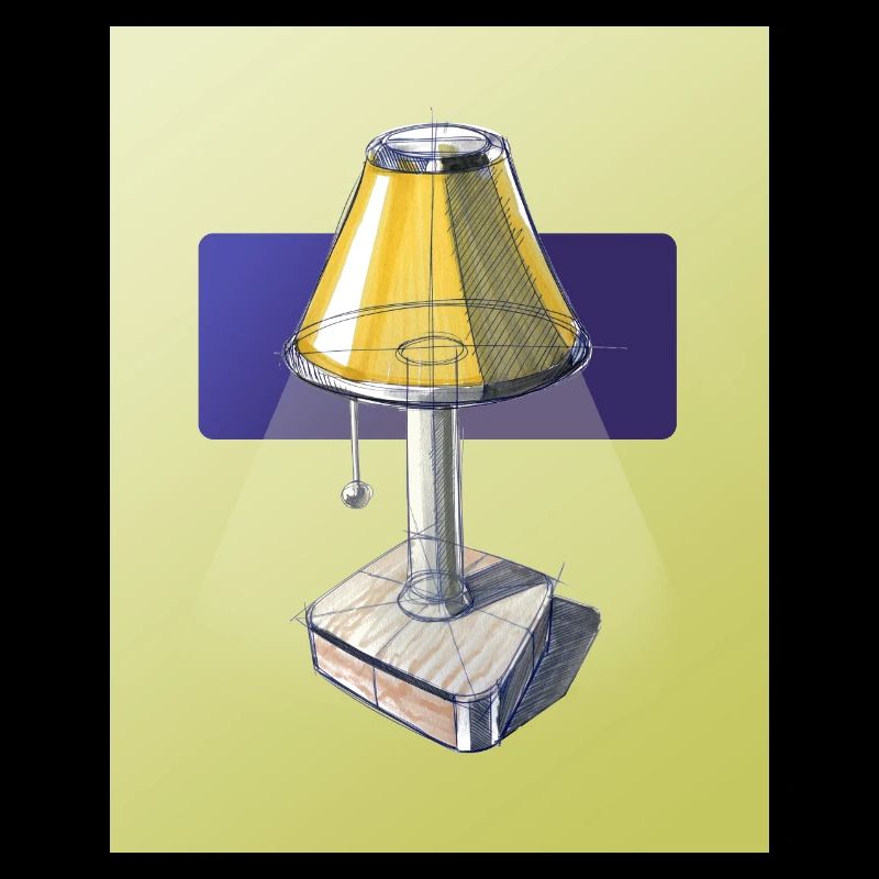 Lampe de design industriel