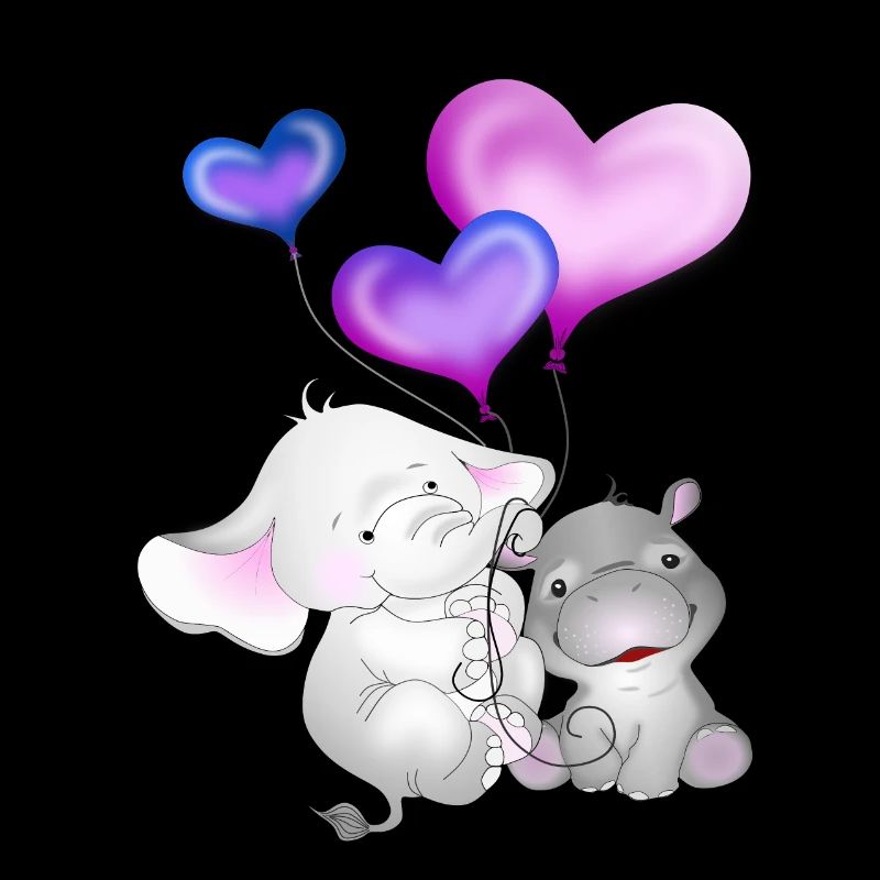 Elefant Luftballon Nilpferd