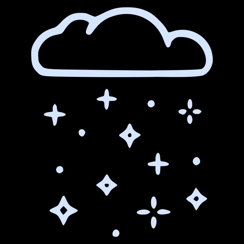 Glitter Cloud Rain Cloud