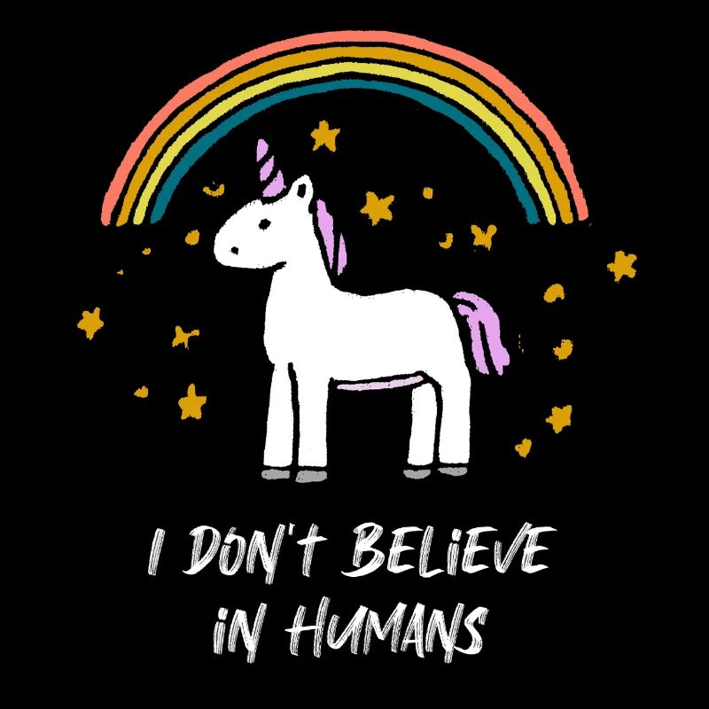 Ich glaube nicht an Menschen Einhorn