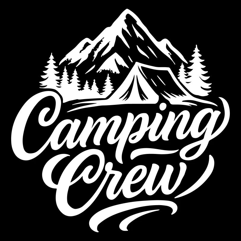 Camping Crew Tent Mountains