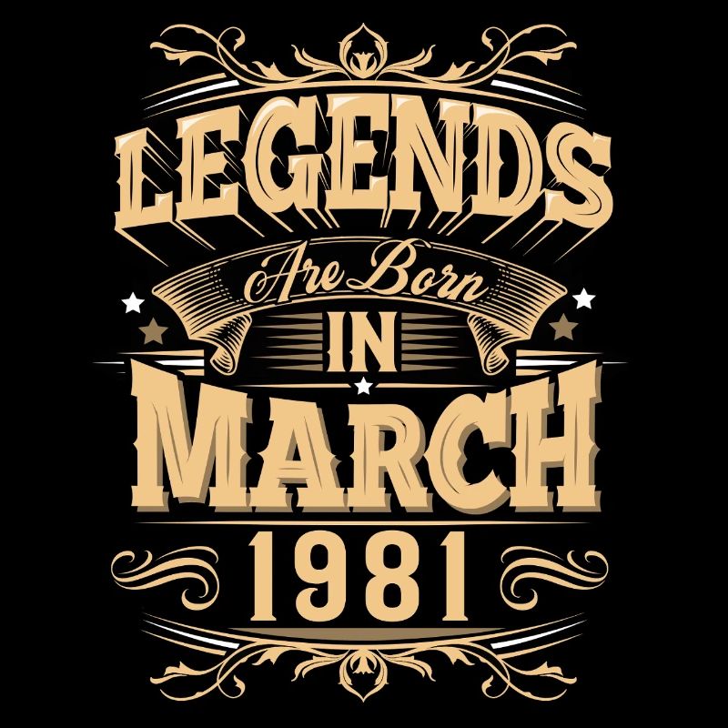 Légende de l’anniversaire de mars 1981