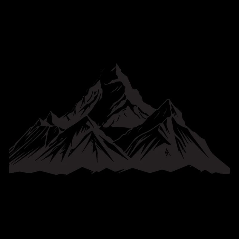 Mountain Symbol Alps