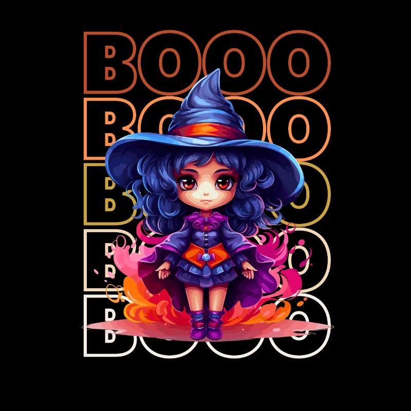 Chibi Brew & Booo! Adorable Witch Tee!