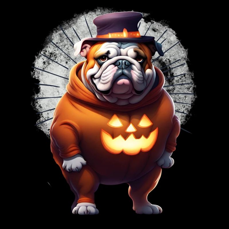 Bouledogue Halloween chien CHIENS