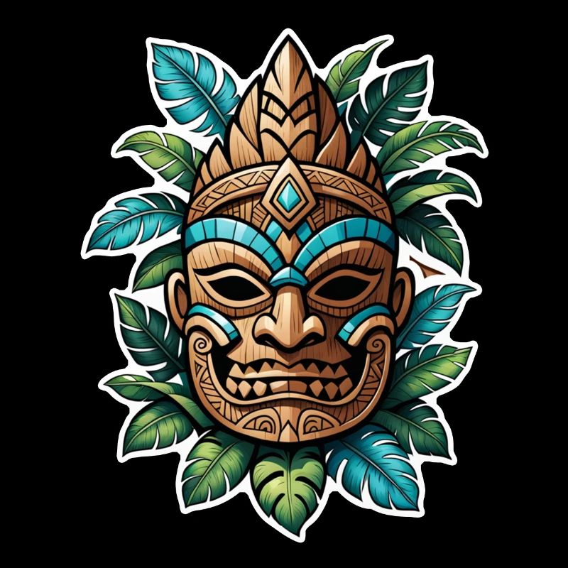 Tiki Beach - Polynesia Statue