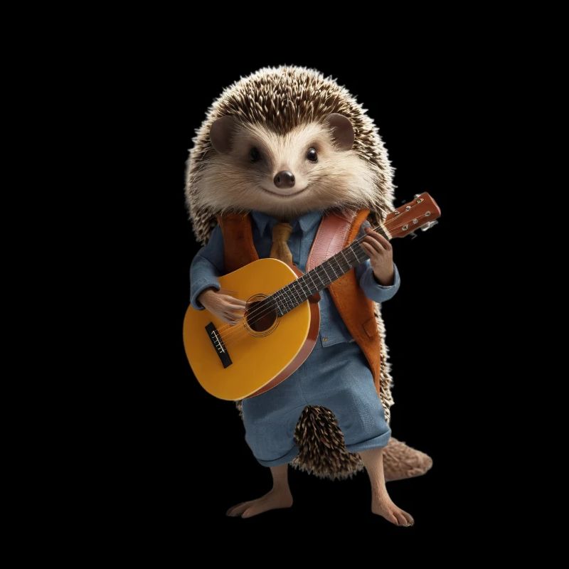 Hérisson guitare