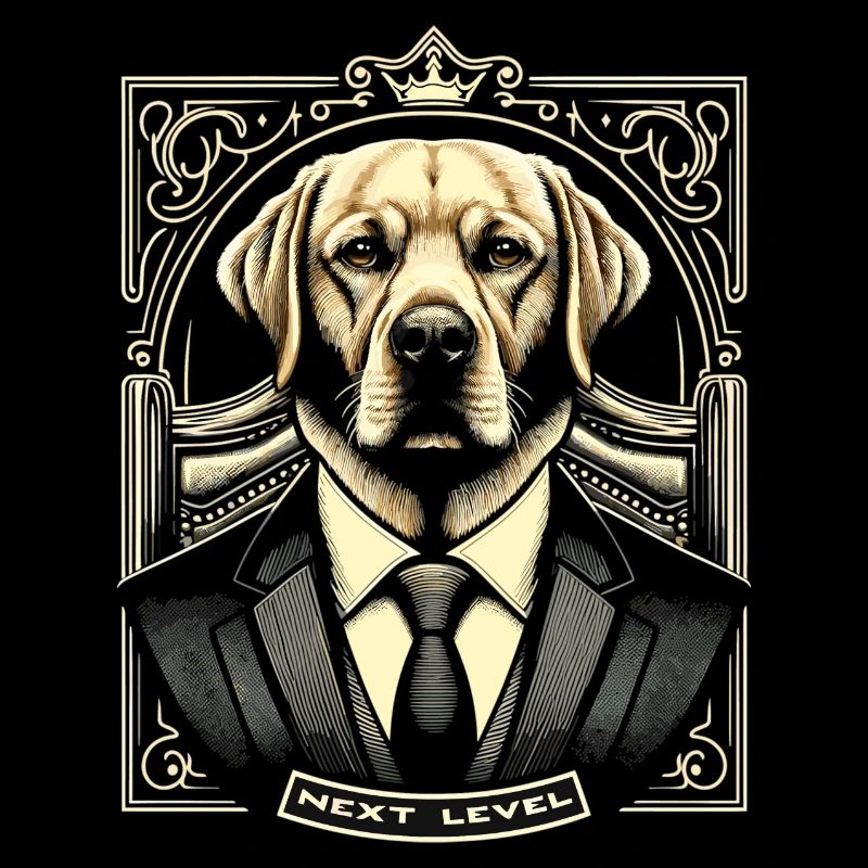 Dudley Labrador Suit Next Level Dog Gift