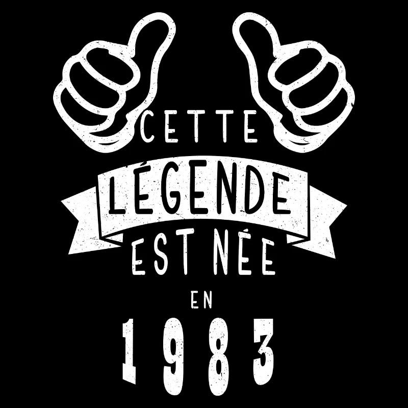 Legend 1983 Authentic 1983 Vintage Bursdag