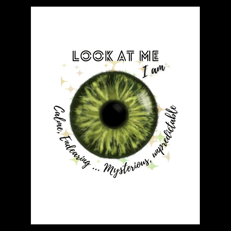 Yeux vert )