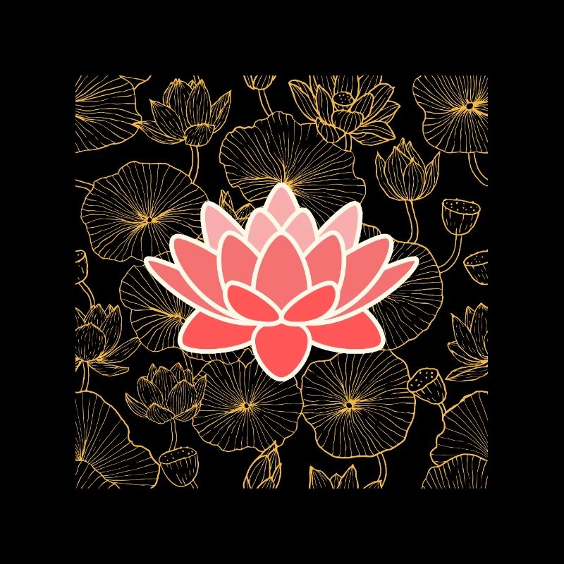 Lotus in lightness - silent power visible