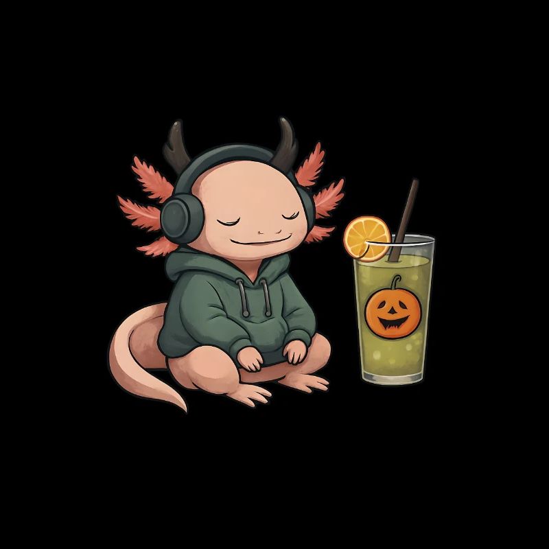 Halloween Axolotl Verkleidung Geschenk