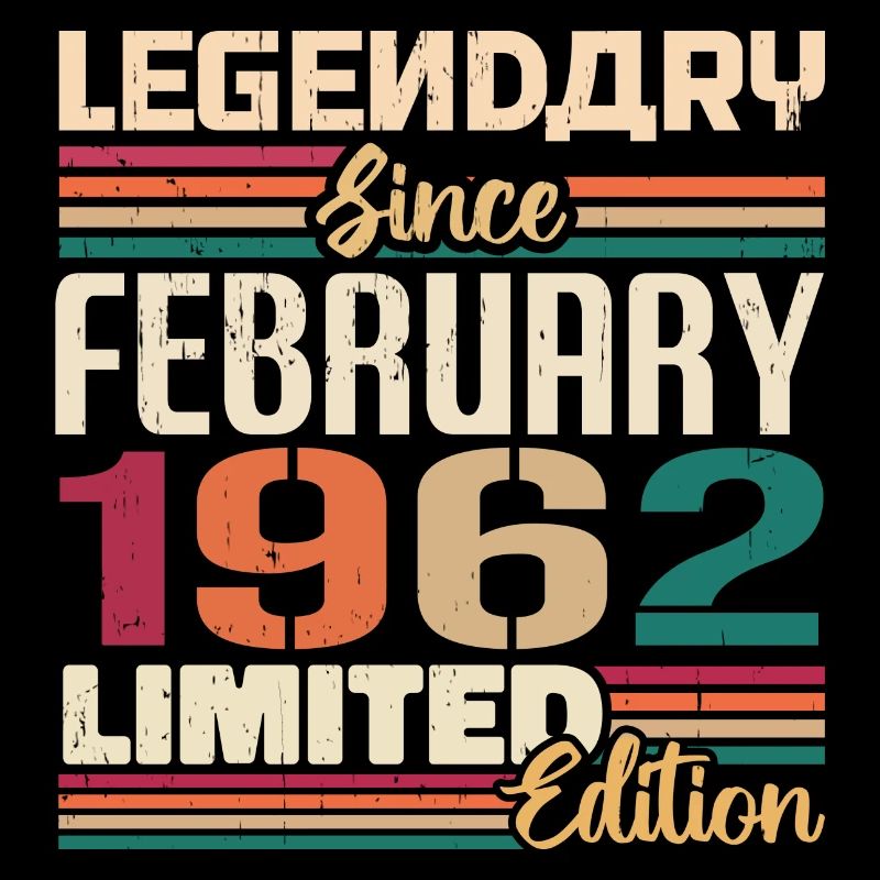 Februar 1962 Geburtstagsgeschenk Februar 1962
