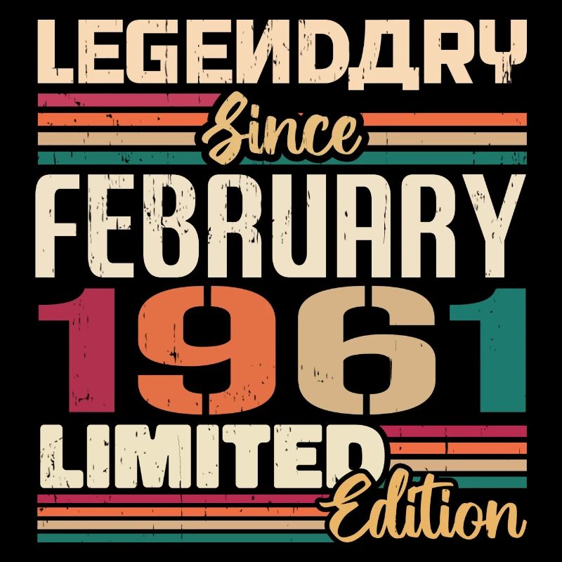 Februar 1961 Geburtstagsgeschenk Februar 1961