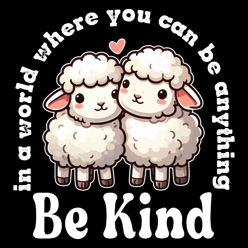 Deux brebis mignonnes Be Kind