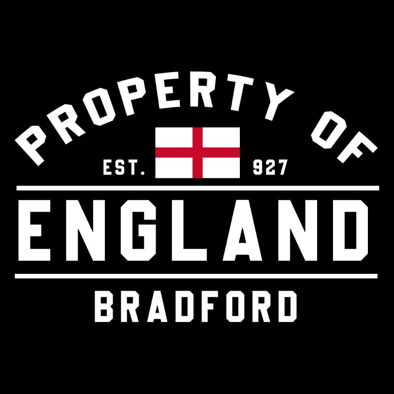 England Bradford Flag Text