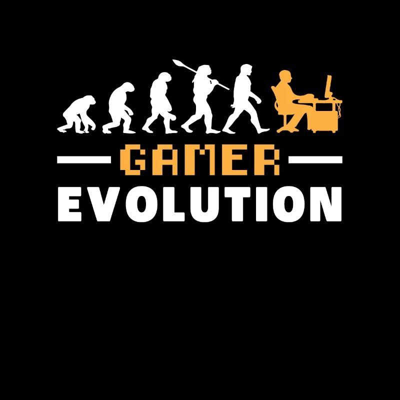 Gamer Evolution Vintage Geschenk