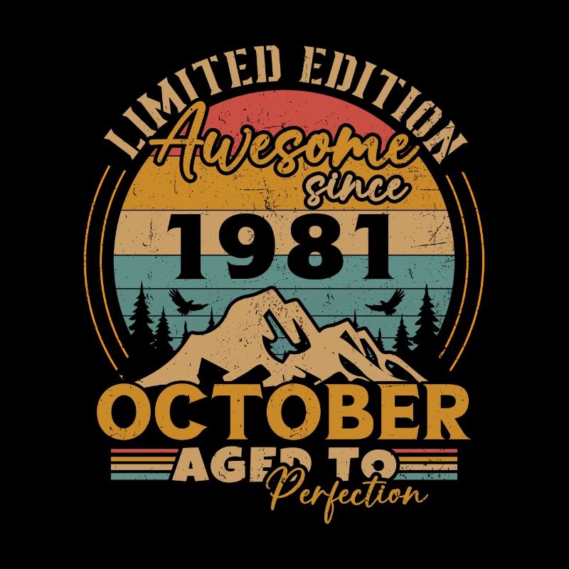 Original October 1981 vintage anniversary 1981