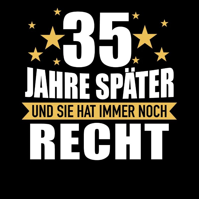 35 Hochzeitstag Jahrestag Ehemann Ehefrau