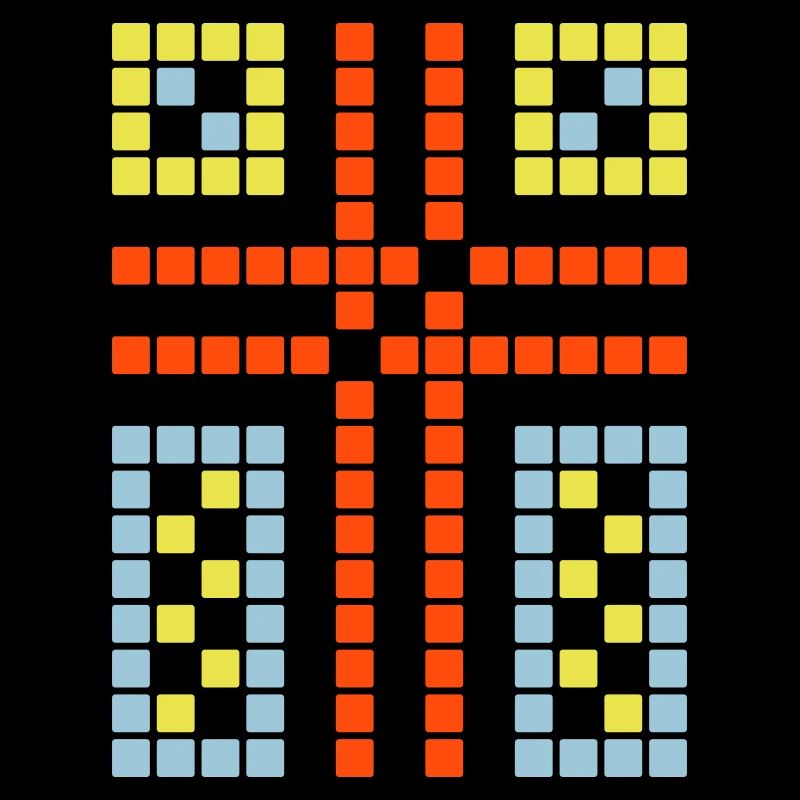 Cross Pattern Graphic - Vector