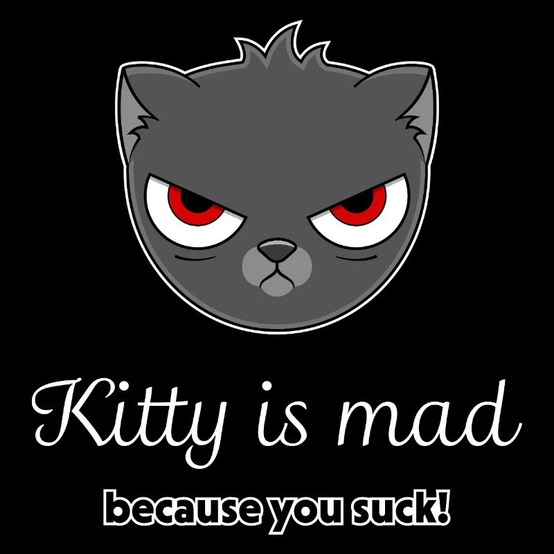 offended cat
