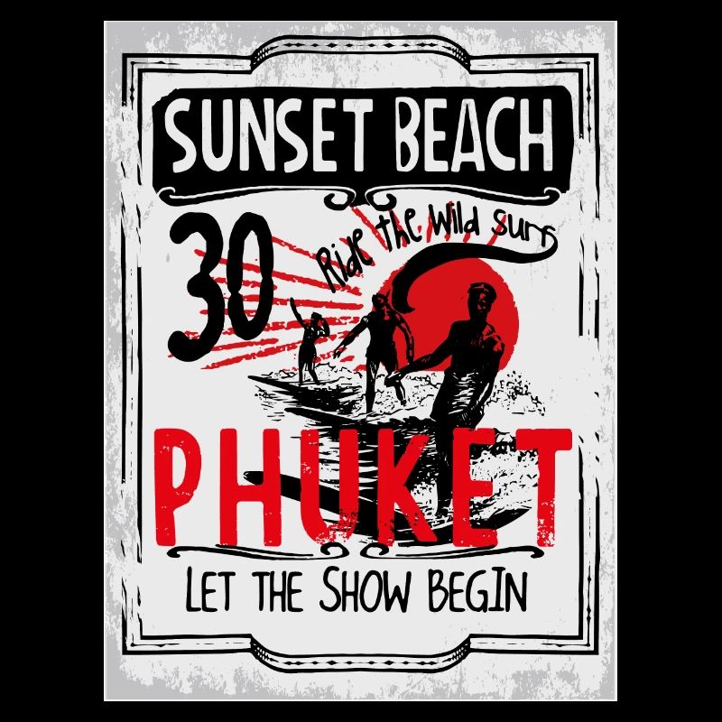 Conception de t-shirt de plage