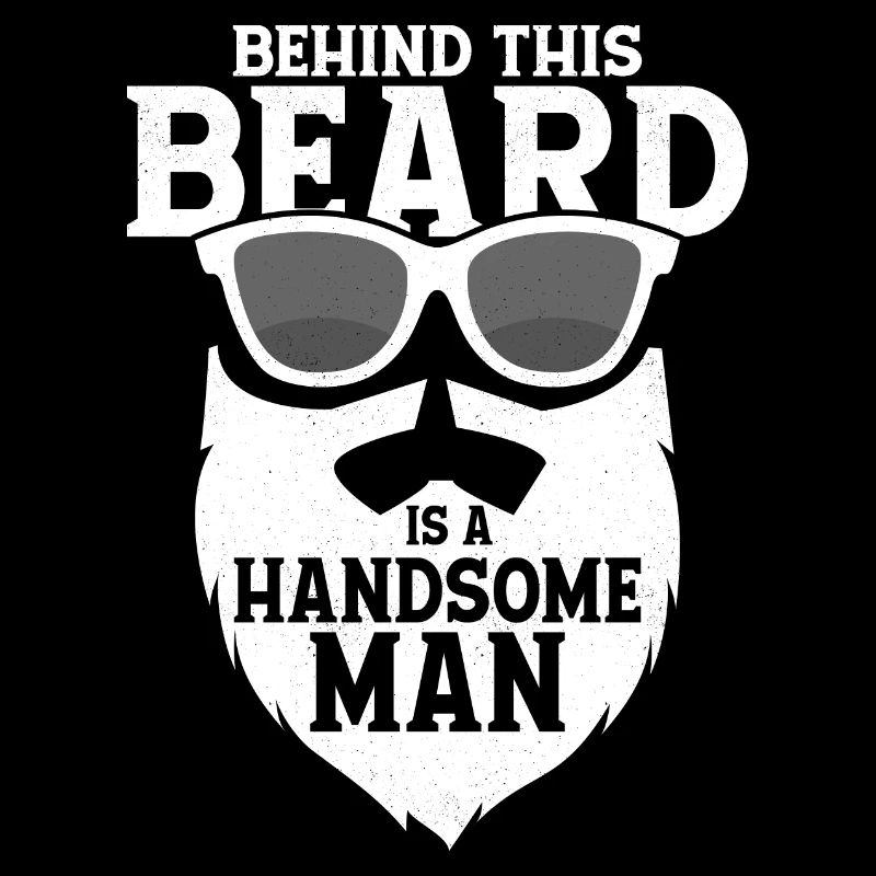 Behind This Beard Is A Handsome Man Bearded Man Fa