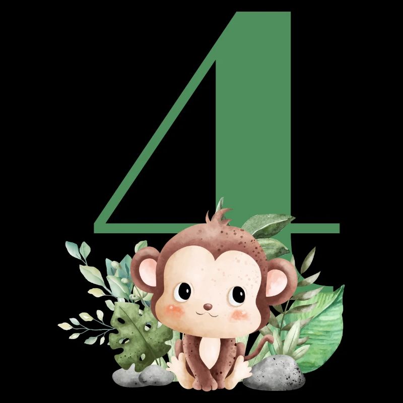 4e anniversaire singe safari