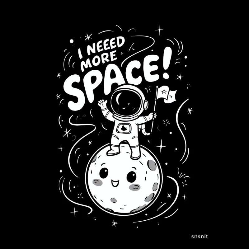 J’ai besoin de plus d’astronaute spatial sur la Lune
