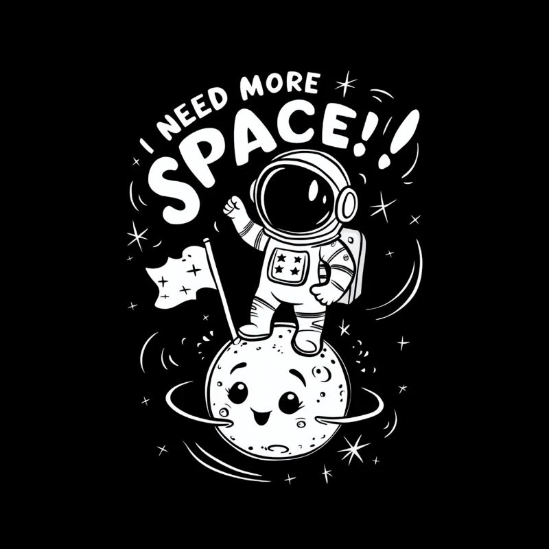 Besoin de plus d’astronaute drôle de l’espace