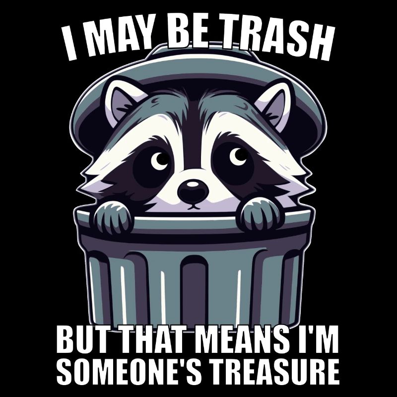 Waschbär Meme - Trash Treasure