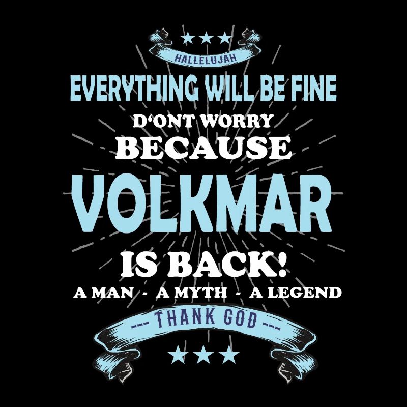 Everything will be fine Volkmar Is back