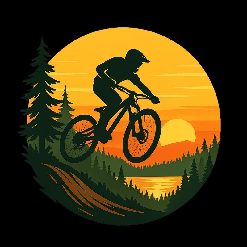 Downhill Whip – Sunset Jump in the forest