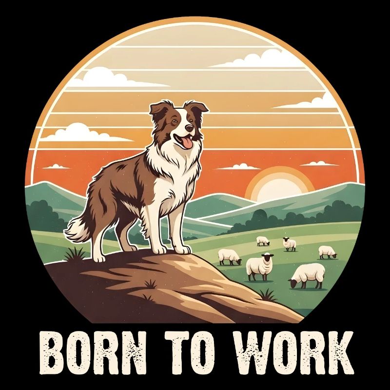 Border Collie Born to Work