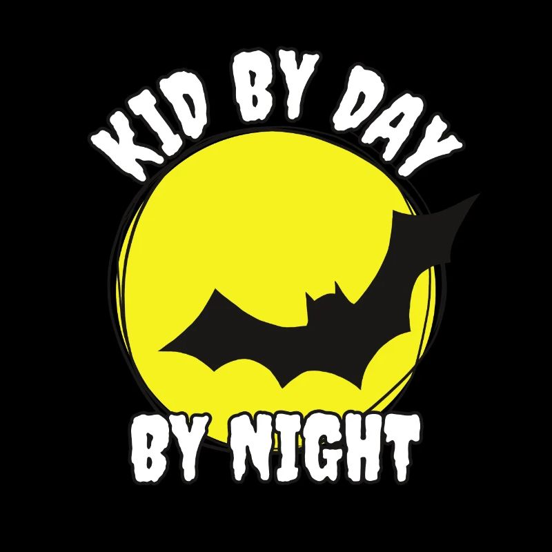 Kid by day - bat by night Kid likes bats