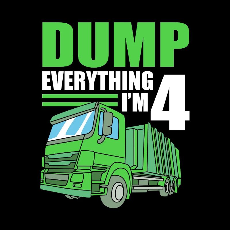 Garbage Truck Garbage Truck Garbage Man Trash Can
