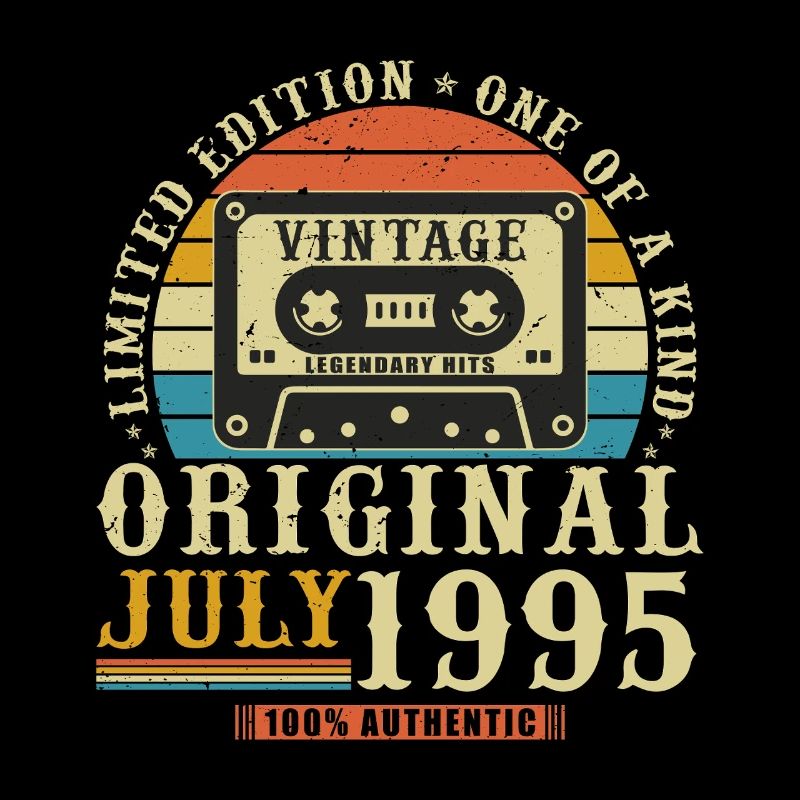Juli 1995 Vintage Retro Geburtstagsgeschenk