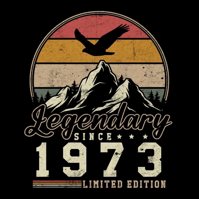 Legendary Since 1973 Birthday Gift