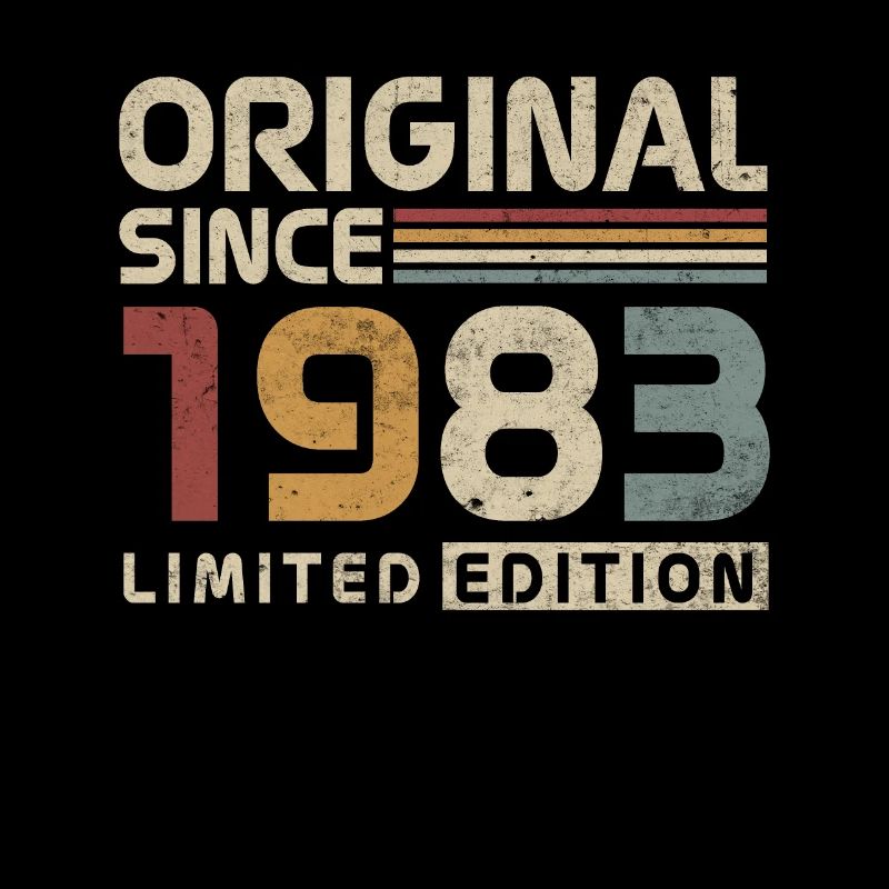 Original 1983 Vintage Retro Jubiläumsgeschenk