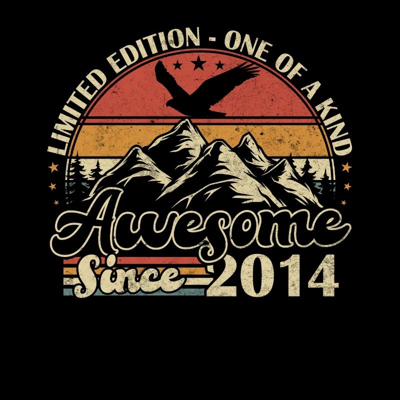 2014 Vintage Retro Birthday Gift