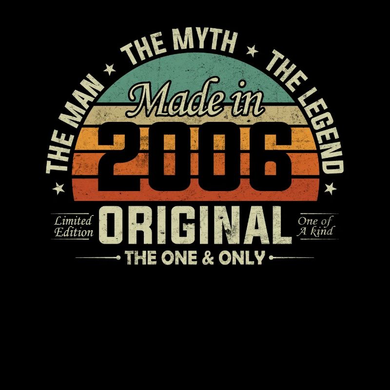 Original 2006 Vintage Retro Jubiläumsgeschenk