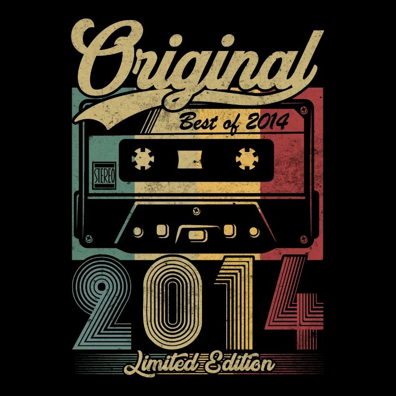 Vintage Anniversary 2014 Retro Cassette