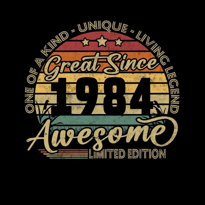 1984 Vintage Retro Geburtstagsgeschenk